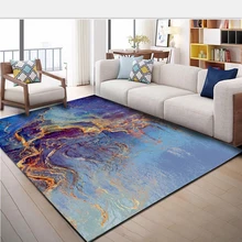 Простой абстрактный ковер для гостиной, Европейский диван, журнальный столик, коврик для отеля, дома, спальни, фойе, полный ковер, машинная стирка
