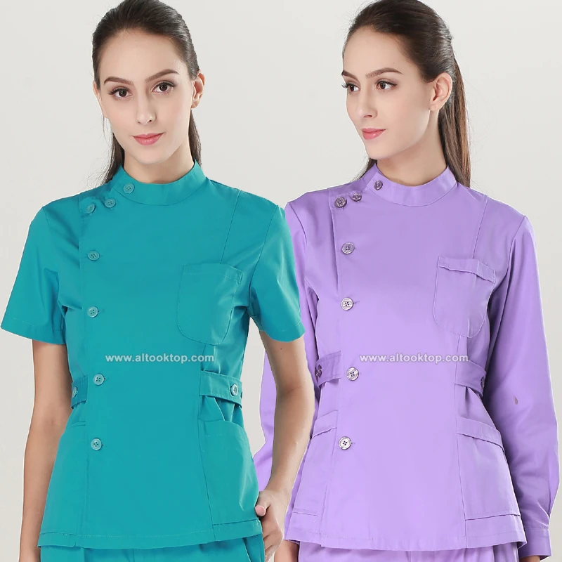 Wholesale uniforme hospital women medical clothing nursing scrub clothes set dental clinic