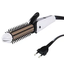 Три-в-одном Турмалин Керамика выпрямитель для волос картофель фри щипцы для завивки волос выпрямитель пластина для гофре завивка, укладка инструменты