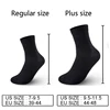 10 Pairs/Lot 2022 Men's Cotton Socks Plus Size Black Business Men Socks Breathable Spring Summer Autumn for Male US size(7-11.5) ► Photo 3/6