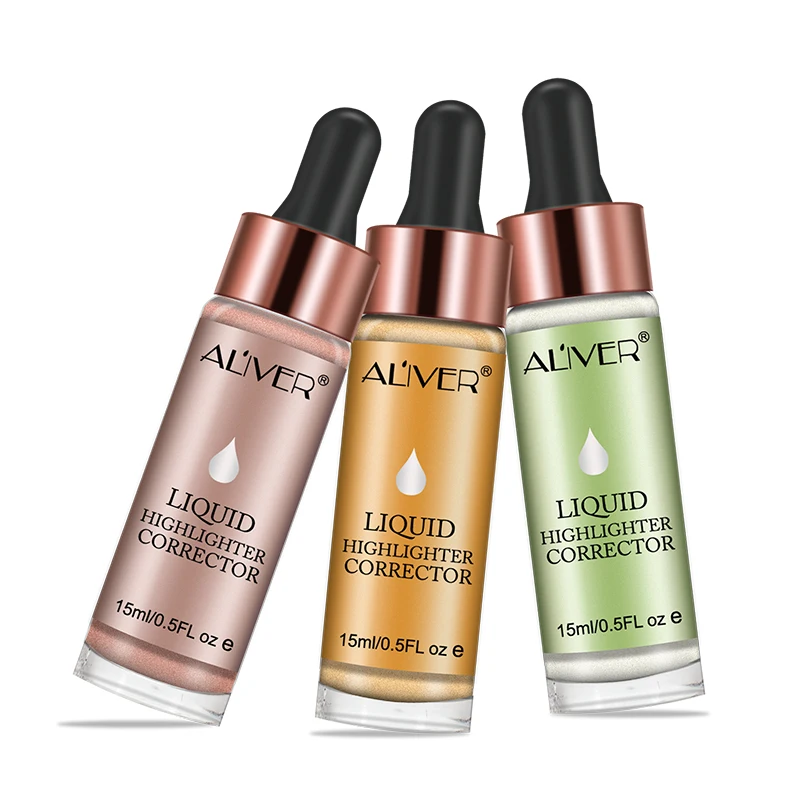 

Contouring Liquid Highlighter Cosmetic Waterproof Face Contour Shimmer Bronzers Highlighters Makeup