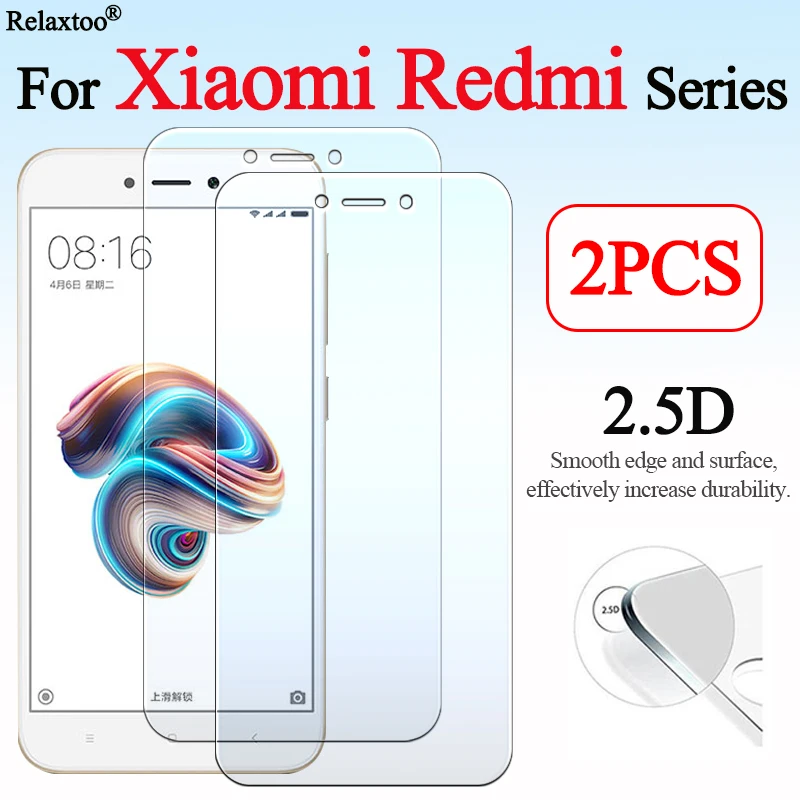 2 шт Защитное стекло для xiaomi redmi 4a 5a 6a note 2 3 4 6 pro закаленное xiaom redme xiomi xiamei a4 a5 a6 glas xaomi пленка