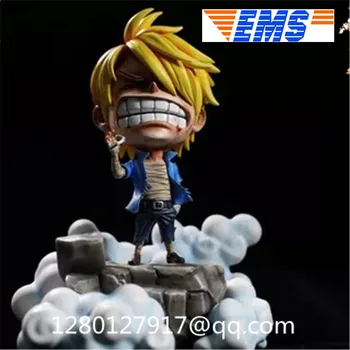 

Statue One Piece Straw Hat Pirates Sanji Full-Length Portrait SD Bust GK Action Figure Collectible Model Toy 22CM BOX P998
