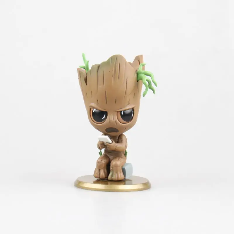 

Baby Reading book Groot Figurines Play game Tree Man Cute Model Toy action figure