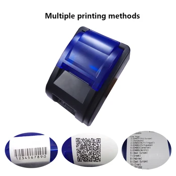 

RUGLINE P58HU Bluetooth 4.0 USB Connecting 58mm Thermal Printer Tickets Printer For POS Android Windows Linux Receipts Printer