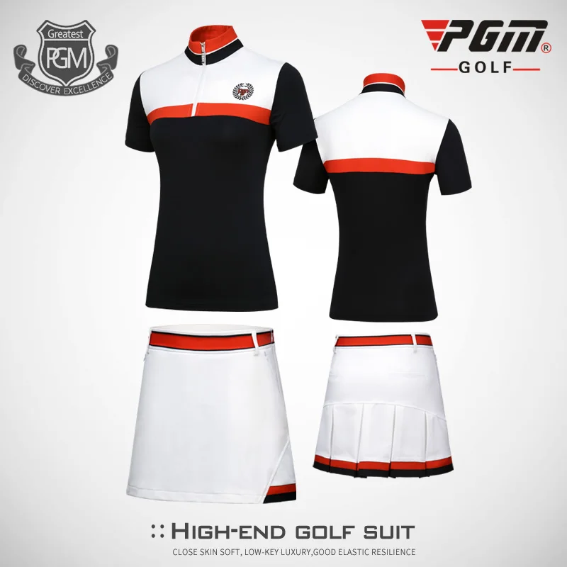 PGM Spring Summer Elastic Slim Golf Shorts skirts Women's breathable quick-drying Patchwork Pleated skirt high quality golf wear PGM Spring Summer Elastic Slim Golf Shorts skirts Women's breathable quick-drying Patchwork Pleated skirt high quality golf wear