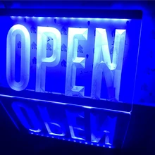 I098-открытый магазин кафе бар Паб Клуб розница NR светодиодный светильник знак