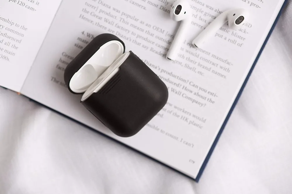 Силиконовые bluetooth беспроводные наушники Air pods чехол для AirPods защитный чехол Аксессуары для Apple Airpods зарядная коробка