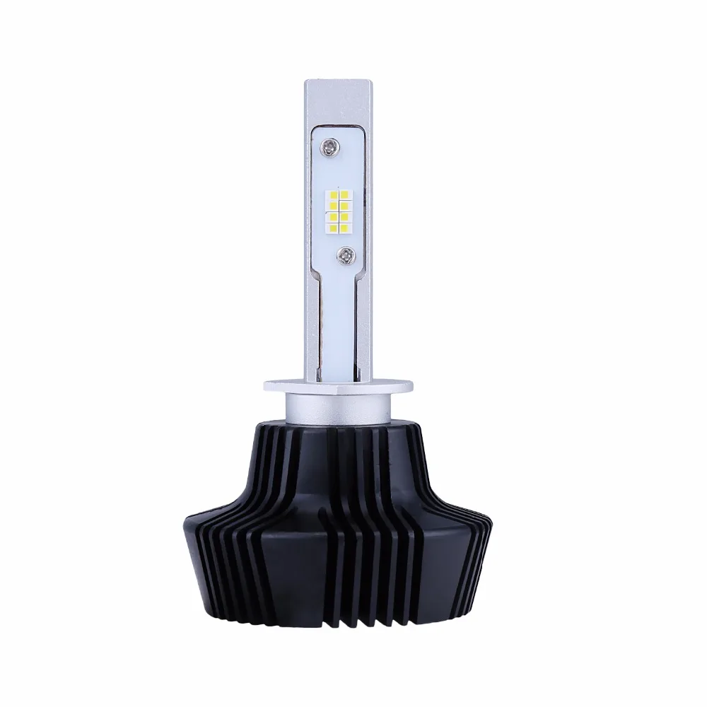 

2PSC H1 CSP LED Car Headlight 80W 9600LM High Power 6000K Cool White Spot Headlamp Kit Beam Bulb 12V Car Styling Light Sourcing