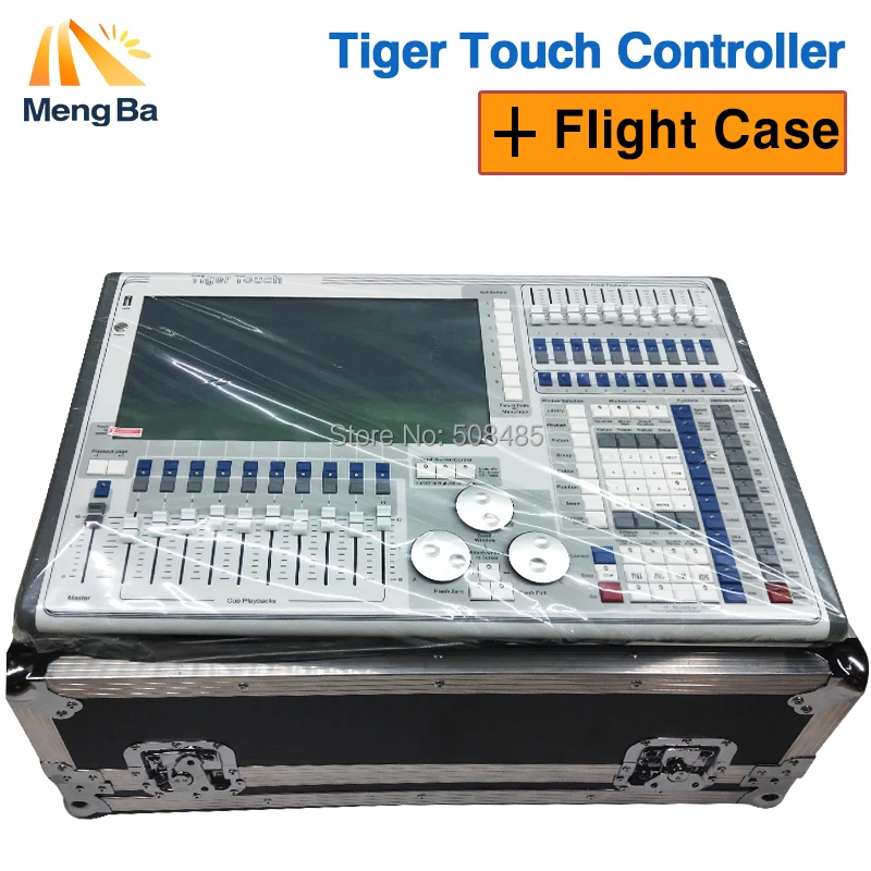 

2018 the newest tiger touch 11.1/11.0 system controller large outdoor stage lighting controller DJ equipment with Flight Case