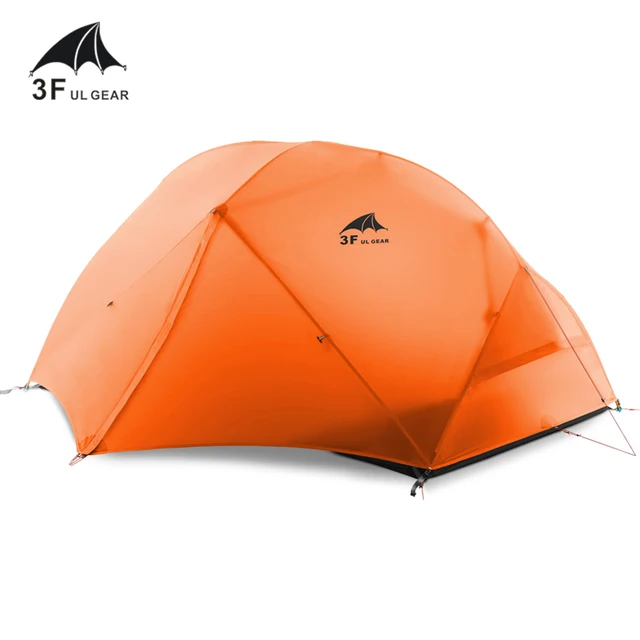 Special Price 3F UL Gear Piaoyun2 Ultralight 15D Silicone Coated 2 Man Two Person Backpacking Tent 3 or 4 Season For Camping Hiking Trekking