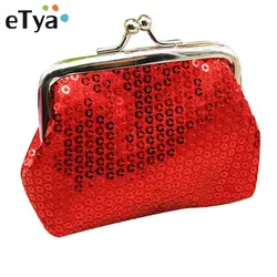 ETya Новая мода повседневное для женщин мини кошелек портмоне изменить Клатч женский женские кошельки блестка леди маленькие кошельки