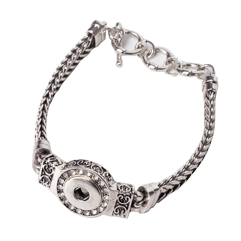 Interchangeable snap jewelry for ginger snaps bracelet in charm bangle