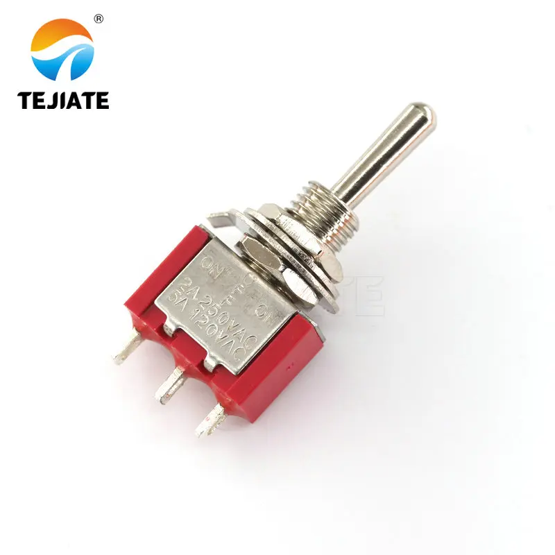 

5Pcs MTS-123 SPDT ON/OFF/ON 3 Position Momentary Toggle Switch