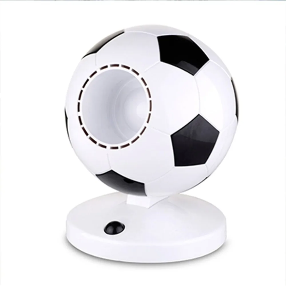 

Football Shape Leafless Fan USB Battery Dual Creative Air Conditioning Fan Bladeless Mute No Leaf Desk Fan For Summer A Gift