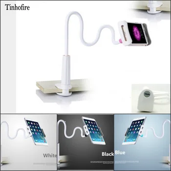 

Tinhofire 75CM White 360 Rotating Flexible lazy Long Arm Tablet PC holder stand car mount bracket for 3.5-10.5 inch Ipad Tablet