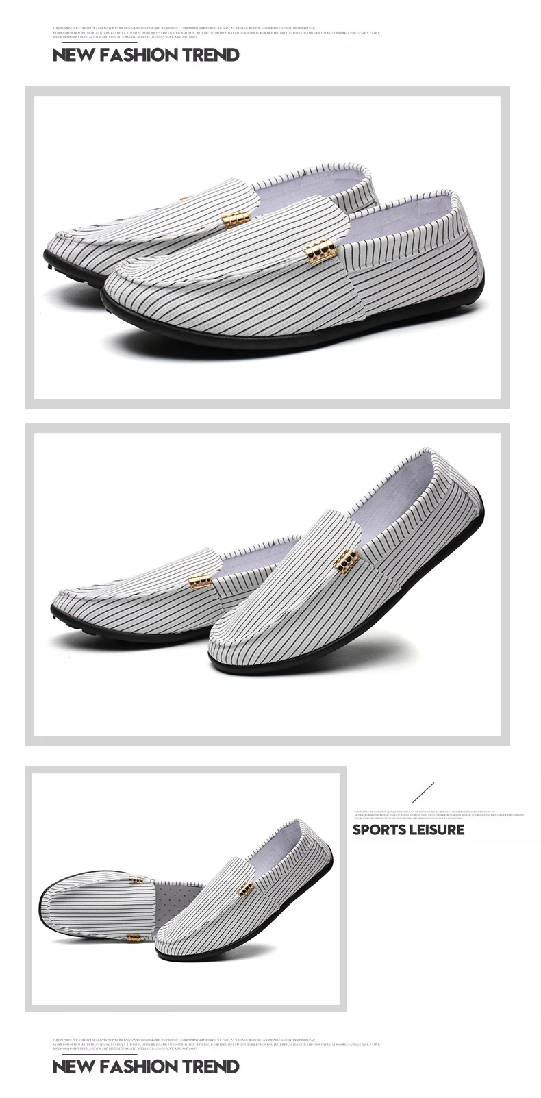 Brand Fashion Shoes Men Casual Fabric Trending Man Leisure Loafers High Top Breathable Male Slip On Boat Drive Canvas (12)