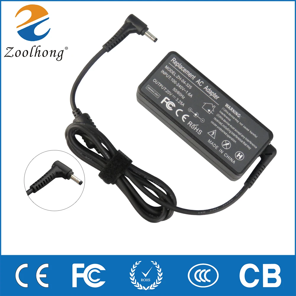 Cargador de portátil para Lenovo Ideapad, dispositivo de carga de 20V, 2.25A, 3.25A, 45W, 65W, 4,0x1,7mm, CA, 100S 15, yoga 510, 710s, 310S 14, 110, 100, Flex 4, 5A10K78750|Adaptador ordenador - AliExpress