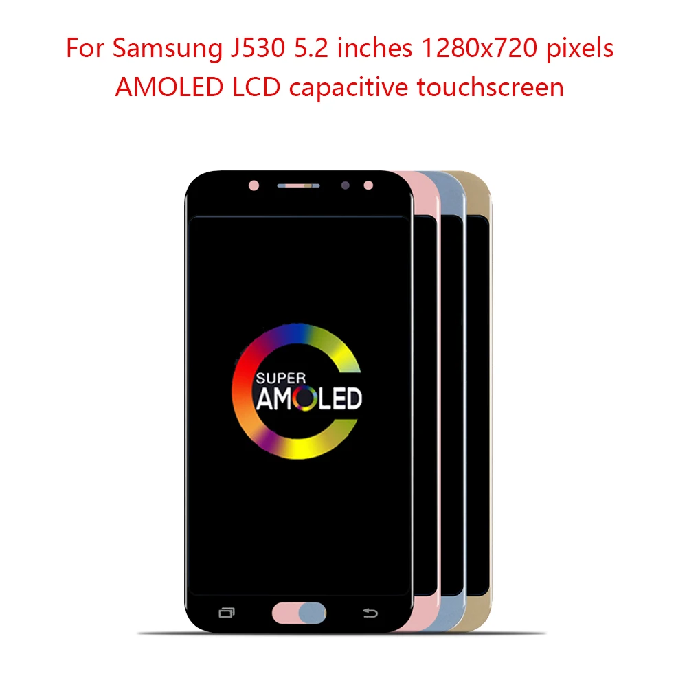 Super AMOLED Оригинал 5 2 &quotдля SAMSUNG Galaxy J530 ЖК дисплей сенсорный экран дигитайзер для J5