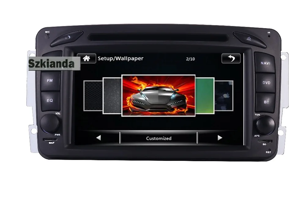 2din 7 дюймов Автомобильный dvd-плеер для Mercedes Benz CLK W209 W203 W208 W463 3g gps Bluetooth Радио стерео Автомобильная Мультимедийная система Navi