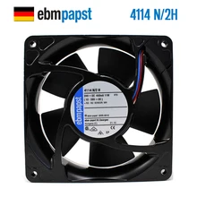Германия ebmpapst 4114N/2H 12038 24V 11W алюминиевая рамка инверторный вентилятор