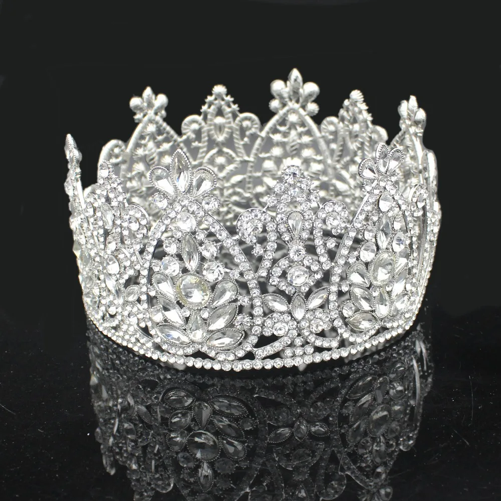 Хрустальная корона в стиле барокко, королевы, короны, свадебные, для выпускного вечера, диадемы и короны, головной убор, женские свадебные аксессуары для волос невесты