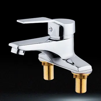 

Two-piece Basin Faucet Bathroom Vanity Basin Two-hole Hot And Cold Water Faucet