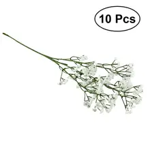 10 шт. искусственные Гипсофилы свадебные декоративные цветы поддельные Свадебные букеты настоящие белые цветы DIY Декор для дома