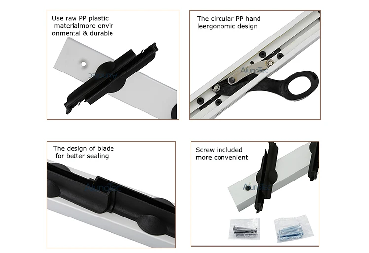 Aluno SF-200 модель 4 дюймов 5 лезвий 471 мм анодированные алюминиевые жалюзи оконные рамы