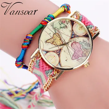 

Vansvar Women Luxury Watch Butterfly pattern Ethnic Fashion Handmade Vintage Quartz Analog Wristwatches Watches women clock Q