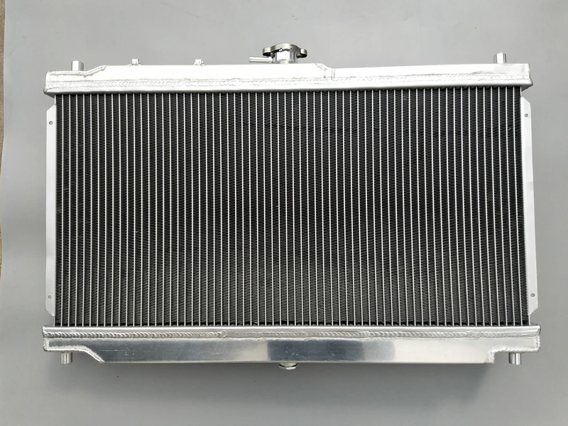2Row Алюминий радиатора кожух вентилятора для 1998-2005 Gen2 Мазда Miata NB MX5 MX-5 MT 1.6L 1.8L Turbo 16V I4 MT FIT 99 00 01 02 03 04