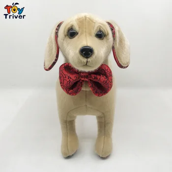 

30cm Realife Guide Dog Plush Toy Triver Stuffed Dogs Doll Babg Kids Children Birthday Gift Shop Home Decor Drop Shipping