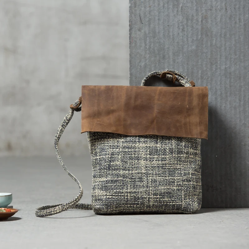 2017 women vintage canvas messenger bags designer small shoulder cross