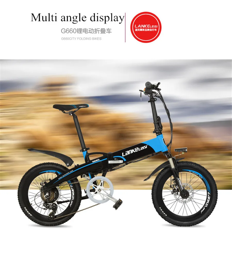 Perfect European direct shipment of 20 inch folding electric bicycle 10AH 48V scooter 11