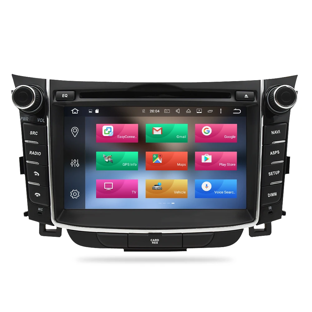 Ips Android 9,0 автомобильный DVD стерео радио gps мультимедийный плеер для hyundai i30 Elantra GT 2012 2013 Авто навигация