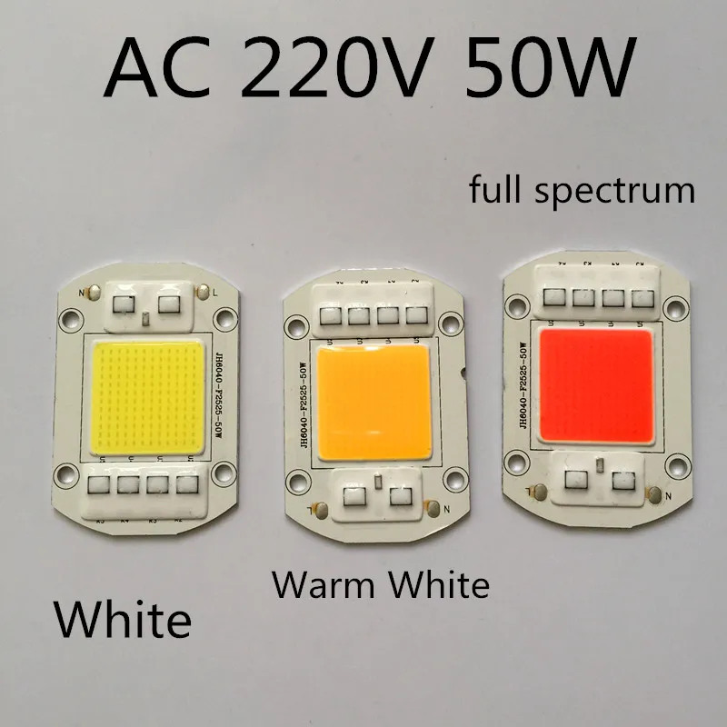 Светодиодный высокого напряжения AC220v светодиодный чип 50 Вт высокой мощности Светодиодный интегрированные легкие бусы супер яркий 220 В