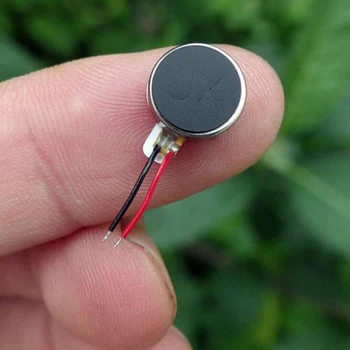 

1pcs Brand new Flat 10*2.7MM button motor 10mm vibrating motor 2V~5V micro DC motor ~
