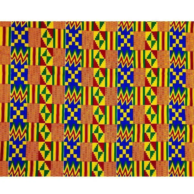 Горячая распродажа! Kente восковая ткань настоящий мягкий воск хлопок африканская восковая печать ткани 12 ярдов голландский воск стиль для шитья