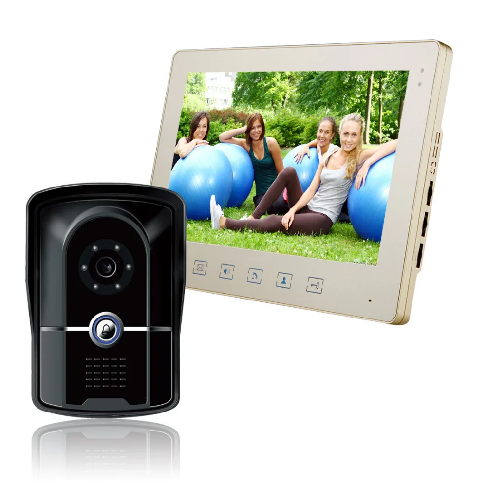 Video door Kit 10" wired Door Phone home Video