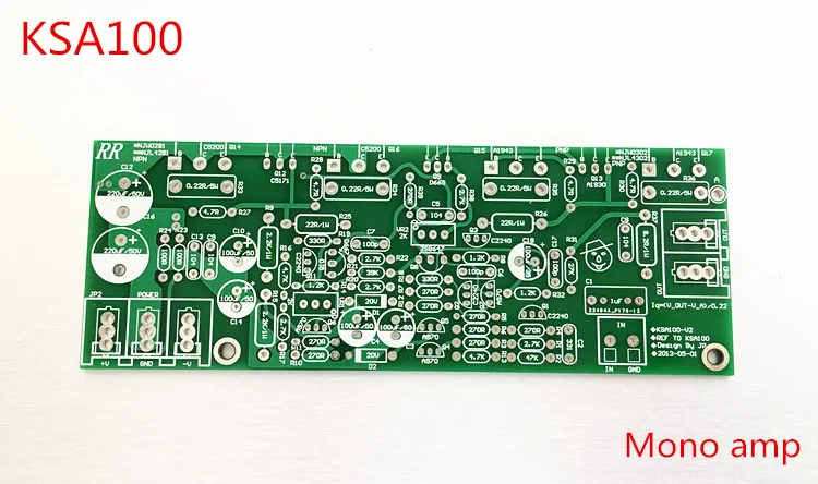 Плата печатной платы только дифференциальная схема справки KSA100 дискретный ламповый усилитель 2SA1943 2SC5200 NJW0281 NJW0302 моно усилитель