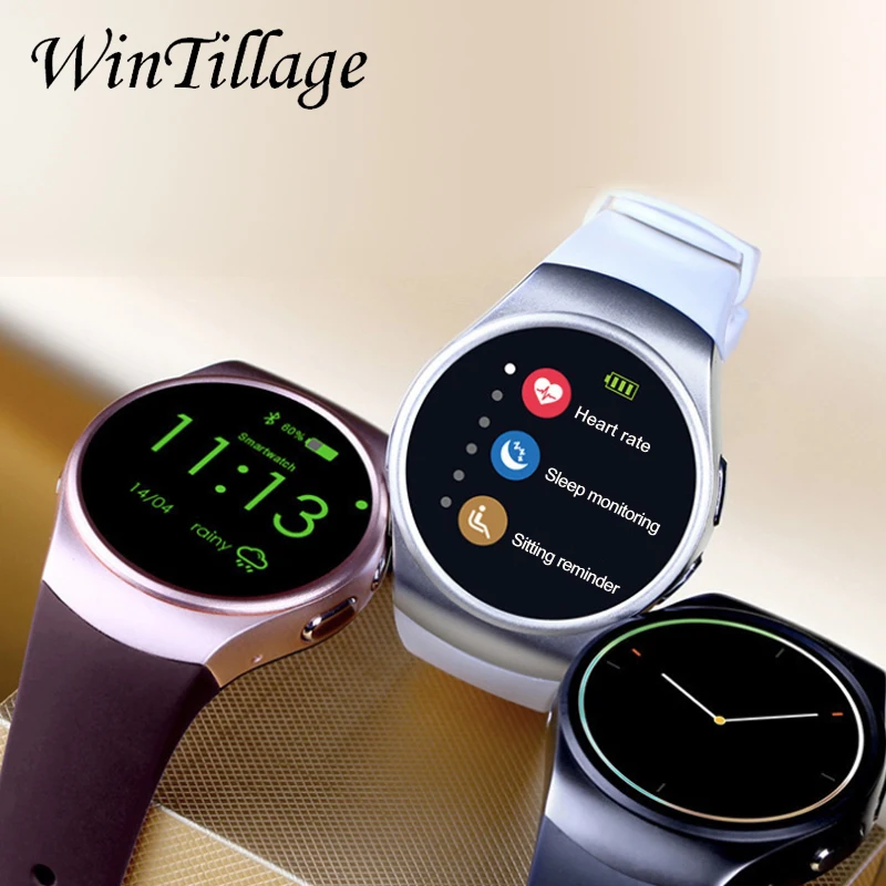

Bluetooth Smart Watch KW18 Full Screen Support SIM TF Card Call Heart Rate Pedometer Waterproof Smartwatch for IOS iPhone Xiaomi