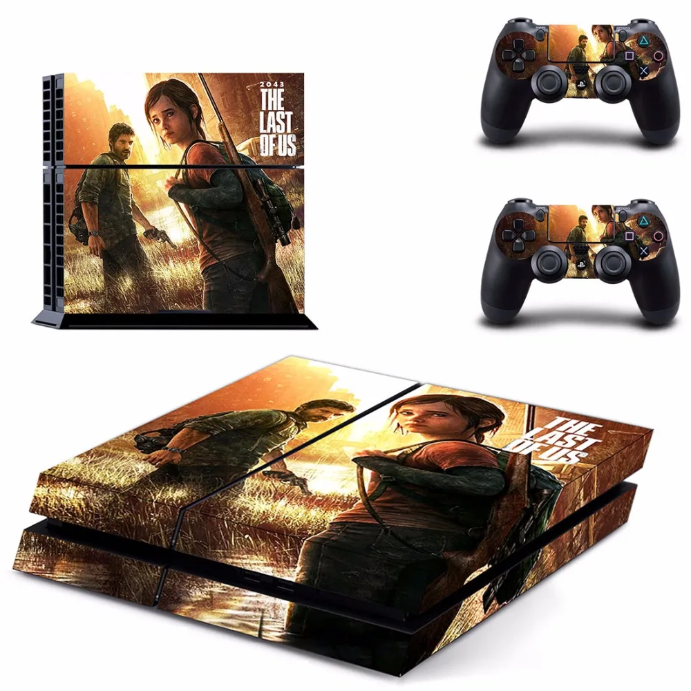 

2043 The Last of US PS4 Designer Skin Game Console System plus 2 Controller Decal Vinyl Protective Covers Stickers