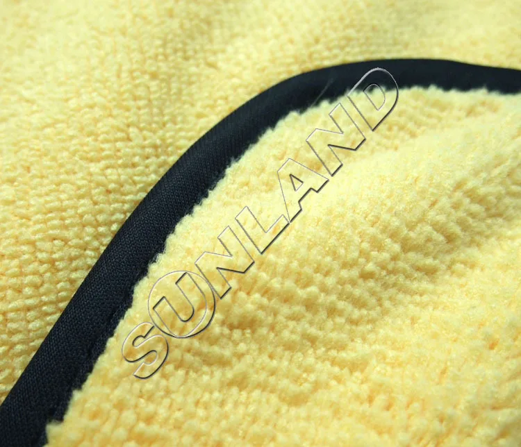 60 шт. 360gsm 30 см x 30 см плюшевые микрофибры две разные стороны полотенце для ухода за автомобилем Детализация воском для чистки и полировки одежды