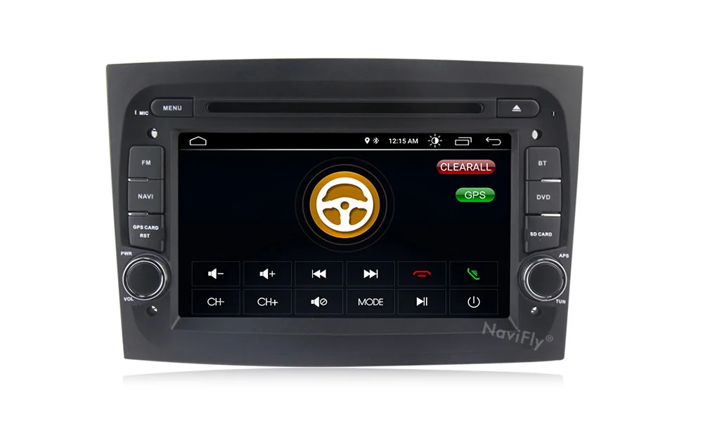Clearance NaviFly 2din Android 8.1 Car dvd multimedia player radio audio for FIAT DOBLO 2016 2017 GPS Navigation WIFI RDS SD USB BT Canbus 14