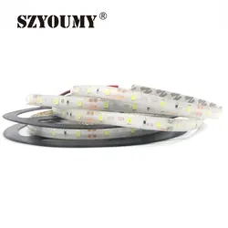 SZYOUMY 500 м RGB Светодиодные полосы света 2835 SMD водонепроницаемый 5 м 300 светодиодов DC 12 В светодиодные полосы светодиод бар свет светодиодные