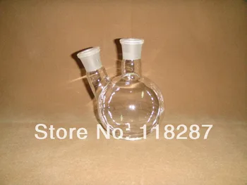 

500ml,24/29,2-neck,Flat Bottom,Glass Flask,two Necks,Heavey Wall,lab glassware flask