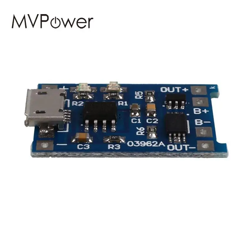 MVpower 5V 1A 24V Micro USB 18650 литий ионный аккумулятор защитная плата для зарядки модуль