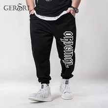 Gersri мужские брюки Горячая Распродажа мужские s письмо печать мешковатые шаровары крутые длинные штаны Одежда для бега размера плюс M-7XL шнурок