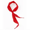 Luna&Dolphin Women Triangle Towel Scarf 120x25cm Solid Color Chiffon Cotton Classic Red Scarves Belt China Style Red Tie Choker 1