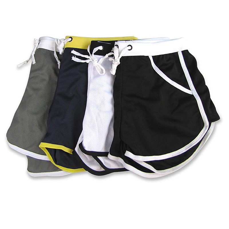 Модные мужские шорты быстросохнущие летние пляжные повседневные Черные Мужские